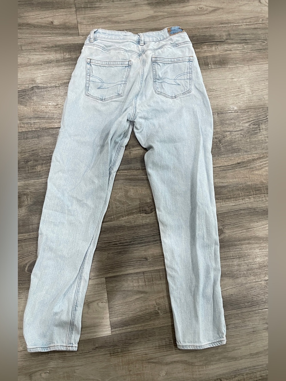American Eagle Outfitters Light Blue Straight Leg Jeans